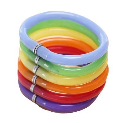 5 Pieces Flexible Cute Soft Plastic Bangle Bracelet Ballpoint Pens School Office Supplies Birthday Gift Pens