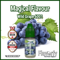 Magical Flavour Wild Grape 6001 - กลิ่นองุ่นป่า 6001 - กลิ่นผสมอาหาร - ผ่านการรับรองจาก อย. ประเทศไทย บรรจุและขายโดย Flavorfy กลิ่นผสมอาหารอเนกประสงค์ เหมาะสำหรับ ลูกอม, กัมมี่, น้ำผลไม้, เบเกอรี่, ไอศครีม, ของเหลวอื่่นๆ