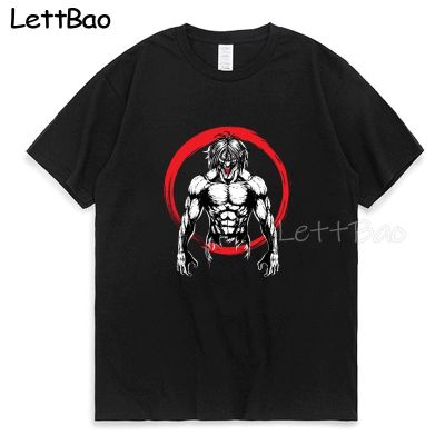 Attack On Titan Eren Titan Hop T Shirt Japanese Manga Print Tshirt Men Tshirt Cotton 100% Cotton Gildan