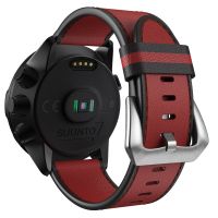 【Special offer】 JKER สายนาฬิกาหนังแท้24มม. สำหรับ Suunto 9 / Suunto 9 Baro /Suunto 7 /Suunto D5 /Suunto Spartan