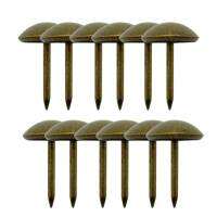 100pcs Hardware Pushpin Antique Bronze Sofa Thickened Smooth Doornail Decorative Tack Stud Upholstery Nail Wood Home Furniture