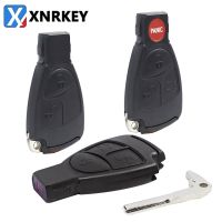 XNRKEY 2/3/4 Button Remote Car Key Shell for Mercedes Benz C B E Class W203 W211 W204 Yu Bn CLS CLK Replacement Key Case Cover