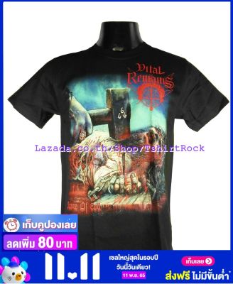 เสื้อวง VITAL REMAINS  ไซส์ยุโรป เสื้อยืดวงดนตรีร็อค เสื้อร็อค  VRN1664 สินค้าในประเทศ