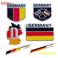 High quality Emprichman 3D Aluminium Auto Car Emblem Germany German Flag Logo Grille Badge Decal Sticker