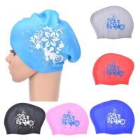 Silicone Swimming Cap for Long Hair Womens Waterproof Swim Caps Ladies Diving Hood hat for kids garras natacion casquette