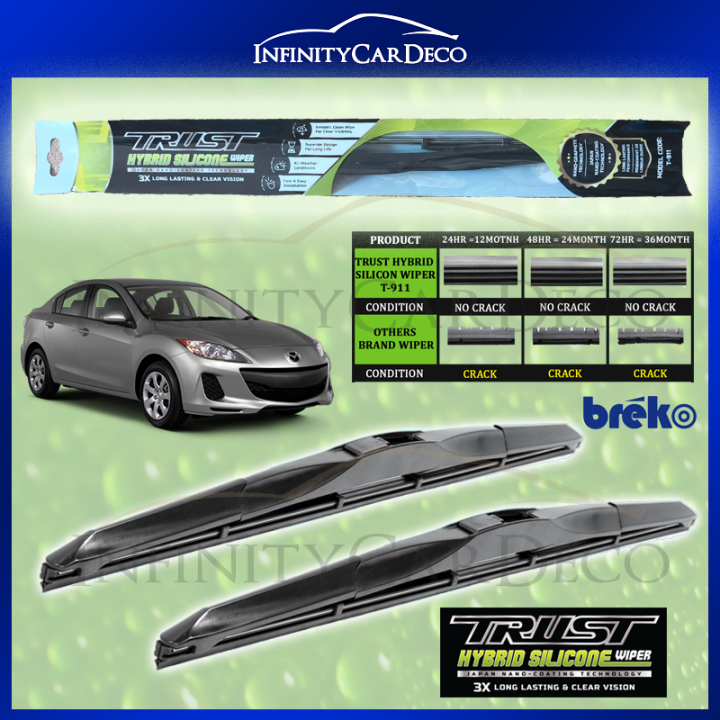 Mazda 3 2009-2014 Trust Hybrid Silicone Premium Quality Nano Technology ...