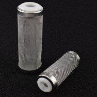 Qifull ตัวกรองตู้ปลา 2 ชิ้นในครัวเรือน Metal Aquarium Filters Stainless Tank Tubes