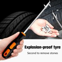 Car Tire Cleaning Hook Multifunctional Stone Cleaning Groove Broken Stone Remover Slot Stones Cleaner Tool Car Repair Tools