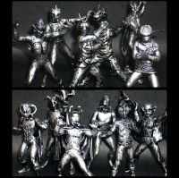 Bandai Rare SPECIAL Limited Silver Bronze เหมา HG กาชาปอง คาเมนไรเดอร์ สะสม Kamen Rider Gashapon Showa Shocker Monster