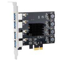 4 Port USB 3.0 PCI-E Expansion Card PCI Express PCIE USB 3.0 Adapter Support Slot PCI-EX1/X4/8/X16