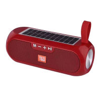 TG182 Solar Wireless Bluetooth Speaker, Outdoor Portable Subwoofer, Support Card Playback, FM Radio, AUX Audio Input