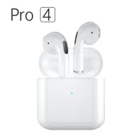 Pro 4 Tws ชุดหูฟังหูฟังไร้สาย5.0กันน้ำพร้อมหูฟัง Iphone Xiaomi บลูทูธ-รองรับไมค์สำหรับ