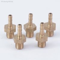 LOT 5 Hose Barb I/D 2.5mm x M5 Metric Male Thread Brass coupler Splicer Connector fitting for Fuel Gas Water