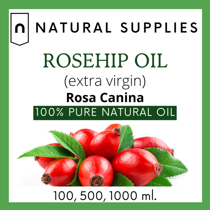 pure-rosehip-oil-extra-vigin-น้ำมันโรสฮิป-บริสุทธิ์-เอ็กซ์ตร้า-เวอร์จิ้น-เกรดเครื่องสำอาง-ขนาด-100-500-1000-ml