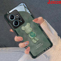 ใหม่เคสโทรศัพท์กระจกสำหรับ Xiaomi Redmi Note 12 4G/Note 12 12Pro 5G เคสรูปหัวใจที่น่ารักลูกบอลลายดอกไม้หมีฝากระจกเทมเปอร์ปกป้องเลนส์กล้องขอบตรงฝาครอบด้านหลังกันกระแทก