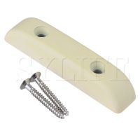 Bass Guitar Accessories Metal Thumb Rest Thumbrest Cream w/ 2 Mounting Screws