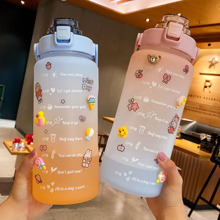 2000ml-kawaii-straw-water-bottle-with-stickers-drinking-bottle-for-girl-sport-bike-cup-ice-cold-water-bottles-with-time-marker