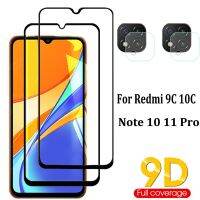 Redmi 9C NFC Glass Tempered Glass For Xiaomi Redmi 10C 9 C Screen Protector Xiomi Redmi Note 11 Pro 5G Front Protective Film Redmi Note10 Pro Camera Film Cristal Templado Redmi Note11 Pro Phone Accessories