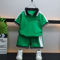 【CC】 2023 Fashion Kids Tracksuit Children Sport 2-10Yrs Boys Clothing Sets Baby Cotton 2Pcs