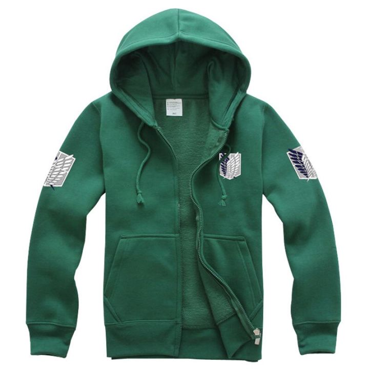 ชุดคอสเพลย์-unisex-สีเขียว-สีดำ-hoodie-scouting-legion-hooded-jacket-2สี