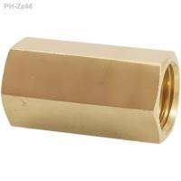 M3 M4 M5 M6 M8 M10 M12 M14 M22 Metric Female Brass Hex Rod Coupler Pipe Fitting Connector Adapter Water Gas Oil