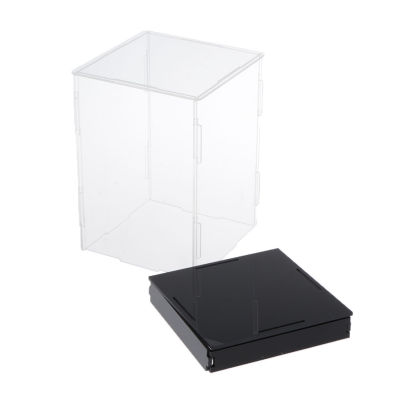 BolehDeals Acrylic Display Case Countertop Box Organizer Cube Dustproof for Dolls  Car Models  RC Toys