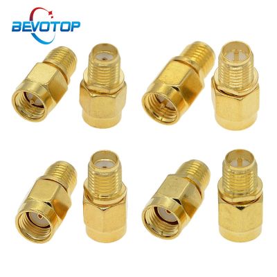 2 PCS/lot RF SMA / RP-SMA Male plug to Female jack For Raido Antenna SMA to SMA RF Coaxial Adapter Connector Converter Electrical Connectors