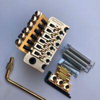 Floyd Rose Golden 6 String Tremolo System Pull จานสตริง Bridge สำหรับกีต้าร์ไฟฟ้าเขย่าสองครั้ง