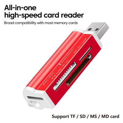 4 in 1 Card Reader USB 2.0 Flash Drive Smart Memory Card Reader Type c to USB OTG Adapter USB C Cardreader Micro TF SD Card Read