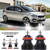 หลอดไฟหน้ารถยนต์ LED LAI 40w 6000k สีขาว สําหรับ KIA CARENS Mk II MPV (FJ) 2002-2023