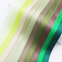 5 Meter/Lot Grosgrain Ribbon Satin Ribbon Green / Olive / Moss / Mint / Sage 2020 Fashion Color Craft DIY 6mm 9mm 16mm 25mm 38mm Gift Wrapping  Bags