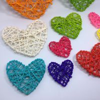 Heart Rattan Balls Vase Filler Rattan Twig Ball Christmas Tree Ornament Wedding Birthday Party Decoration Decorative Crafts