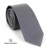 Giorgio Del Sarto Necktie 6 cm Grey with Fabric Texture เนคไทสีเทามีเท็กเจอร์