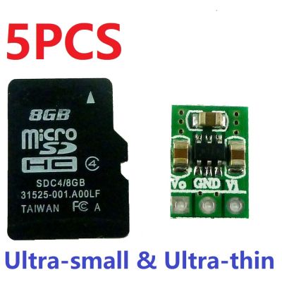 【Hot item】 5x 2-5V ถึง3.3V ปั๊มควบคุมเสียงรบกวนต่ำ Step-Down &amp; Step-Up Boost Buck ตัวแปลง DC-DC