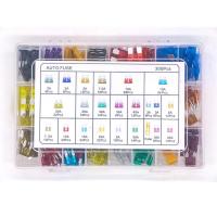 Car Assortment Fuse 306Pcs Alloy Fuse Assortment Assorted Standard Mini Low Profile Automotive Replacement Fuse For Car Boat Tr