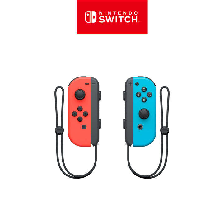 Nintendo Switch L/R Joy-Cons, Neon Red/Neon Blue