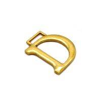 10 Pieces Hold Bag Gold D Letter Charm Metal Wallet Card Package Family Hanger Decorative Buckles Box Hardware Hang Tags Labels