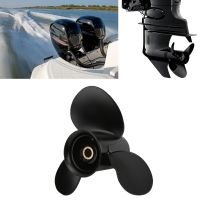 9 1/4x11in Outboard ใบพัด 3 ใบมีด 14 ฟัน RH เปลี่ยนอลูมิเนียมสำหรับ Tohatsu 9.9hp 15hp 20hp