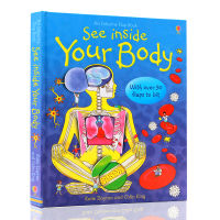 Usborne Flap Book หนังสือ See Inside Your Body Book Board Book Hard Cover Lift The Flap Book หนังสือเด็ก หนังสือเด็กภาษาอังกฤษ นิทานภาษาอังกฤษ English Learning Book for Kids Bedtime Reading Book Gift