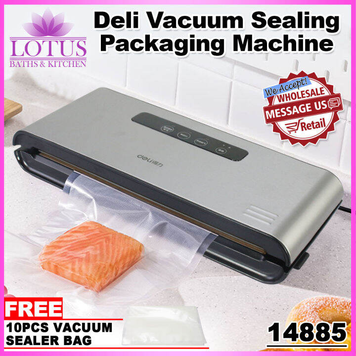 Lotus Baths Deli 14885 Food Vacuum Sealer Packaging Machine Sealing