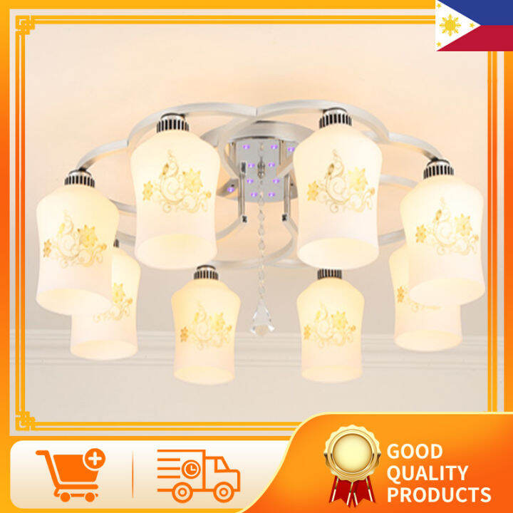 3 heads/5 heads/8 heads modern minimalist led room light round bedroom