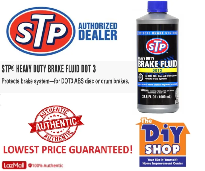 STP Heavy Duty Brake Fluid DOT 3 1000ml stp heavy duty brake fluid dot