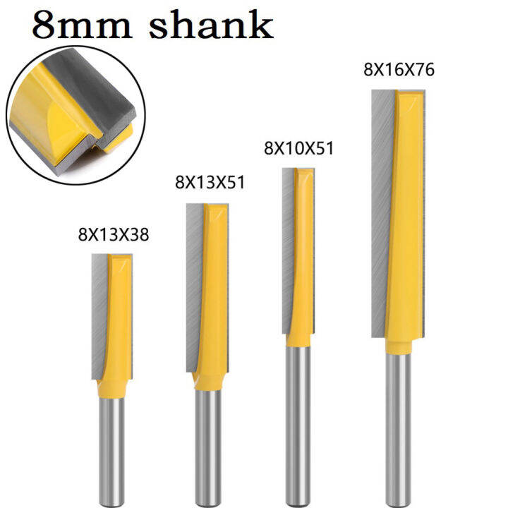 Cutter Router Bit Flush Router Bit Straight Template Woodwork 1/4 ...