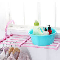 Shoe Drying Rack Home Window Balcony Folding Towel Clothes Sneakers Drying Holder Hanger