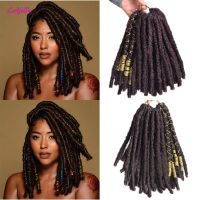 Luoyudu Crochet Hair Dreadlocks Faux Locs Braiding Hair Extensions Synthetic Dreadlock Jumbo 10 inch 12 Strands Organic Hair