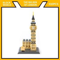 World Architecture Model Building DIY London Elizabeth Tower Brick Collection Toy for Kids Gift 910pcs