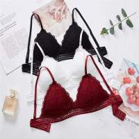 model push-up trendy very underwear soft and sexy V-neck low underwear female seamless bra Lace