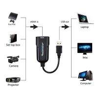 การ์ดบันทึกวิดีโอแบบพกพา USB 2.0 HDMI บันทึกเกม1080P สตรีมมิ่ง HD Captu สำหรับพีซี PS4สวิตช์ Xbox 360