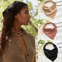 【CC】●▽۞  Ruoshui Woman Scarf Bandanas Elastic Hairband Hair Accessories Headwear Ornaments