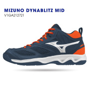 Giày bóng chuyền nam mizuno chính hãng Dynablitz Mid màu xanh